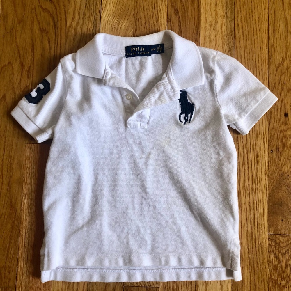 Ralph Lauren Polo white size 3/3T
